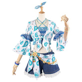 LoveLive Nijigasaki High School Idol Club Sayaka Murano Tsumugi Yuu Summer Girl Outfit Cosplay Costume - Halloweez